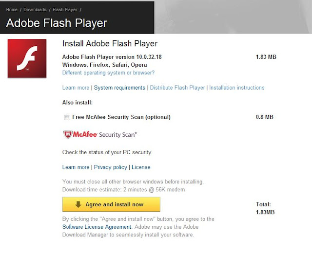 free adobe flash player for qmobile a2